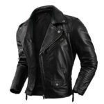 veste biker en cuir noir type perfecto pour un style intemporel vestes pour homme 542 1