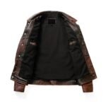 veste biker en cuir vachette vintage elegance et style intemporels vestes pour homme 145 1
