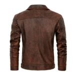 veste biker en cuir vachette vintage elegance et style intemporels vestes pour homme 982 1