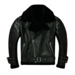 Veste Biker En Fourrure Noire : Alliez Style Et Confort !