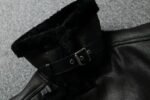 Veste Biker En Fourrure Noire : Alliez Style Et Confort !