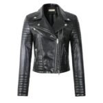 veste biker en simili cuir noir audace et elegance a portee de main s vestes 335 1