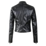 veste biker en simili cuir noir audace et elegance a portee de main vestes pour femme 253 1
