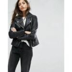 veste biker en simili cuir noir audace et elegance a portee de main vestes pour femme 473 1