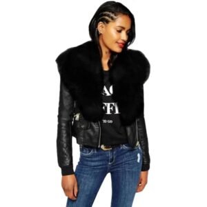veste biker femme en cuir elegance et chaleur irresistibles noir s vestes 312 1