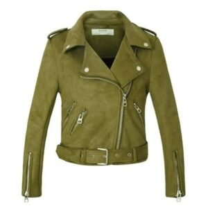 veste biker femme kaki lallie mode audacieux et sophistique s vestes pour femme 159 1