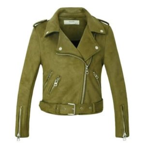 Veste Biker Femme Kaki: L’allié Mode Audacieux Et Sophistiqué! s