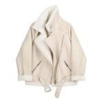 veste biker fourrure alliez style rebelle et luxe elegant beige s vestes pour femme 758 1