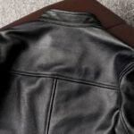veste biker homme elegance et audace avec notre cuir blazer slim 155 1
