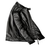 veste biker homme elegance et audace avec notre cuir blazer slim 431 1