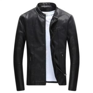 veste biker homme elegance et confort en simili cuir motard noir m vestes pour homme 746 1