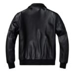 veste biker homme elegance vintage en cuir type pilote militaire 438 1