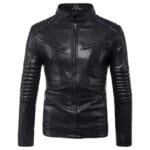 Veste Biker Homme En Simili Cuir Noir: Style Et Rébellion Assurés! s