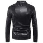 Veste Biker Homme En Simili Cuir Noir: Style Et Rébellion Assurés!