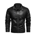veste biker homme en simili cuir style audacieux et confort optimal noir s vestes 552 1