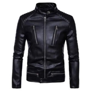 Veste Biker Homme En Simili Cuir: Style Et Confort Irrésistibles! s