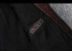 Veste Biker Marron : élégance Et Durabilité En Cuir Authentique!