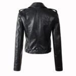 Veste Biker Noire : élégance Audacieuse à Petit Prix En Simili Cuir !