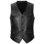 Veste Cuir Sans Manche Pour Homme: Style Et Confort Biker Ultime! s