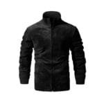 Veste En Cuir Suédé Biker: élégance Et Style Avec Fermeture éclair！ - Noir / Xs