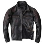 Veste En Cuir Vintage Homme : élégance Intemporelle Et Style Audacieux!