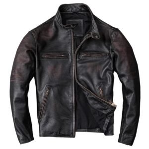 Veste En Cuir Vintage Homme : élégance Intemporelle Et Style Audacieux!