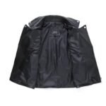 Veste En Simili Cuir Sans Manche : L’élégance Audacieuse !