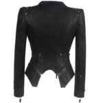 Veste Style Biker En Simili Cuir: Chic Audacieuse Et Rebelle!