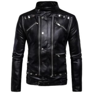 vivez la rebellion avec notre veste biker homme en simili cuir s vestes pour homme 895 1