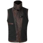 vivez la route avec notre gilet biker en cuir intemporel 222 1