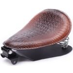 Vivez L’aventure Avec Notre Selle Solo En Cuir Marron Pour Moto !