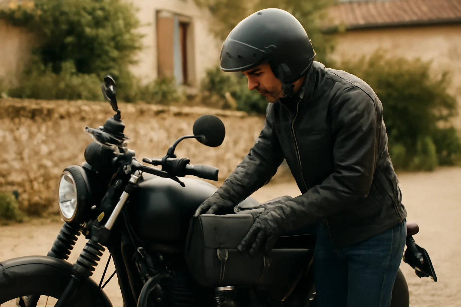Guide complet : comment fixer une sacoche à une moto ?
